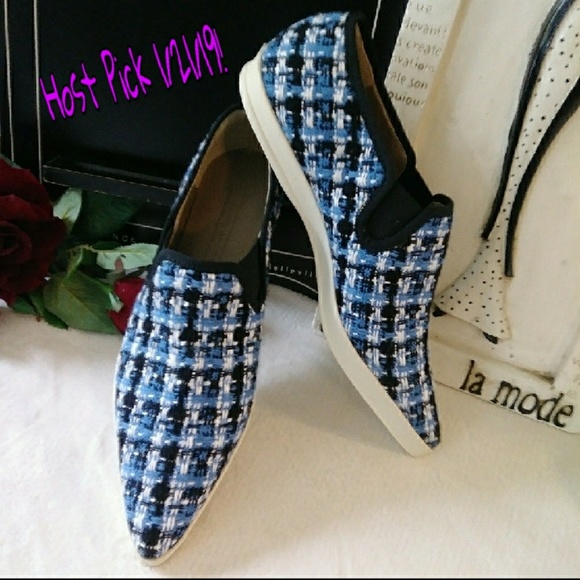 Marc Jacobs Shoes - SALE! Marc Jacobs Delancey Blue Boucle Sneakers